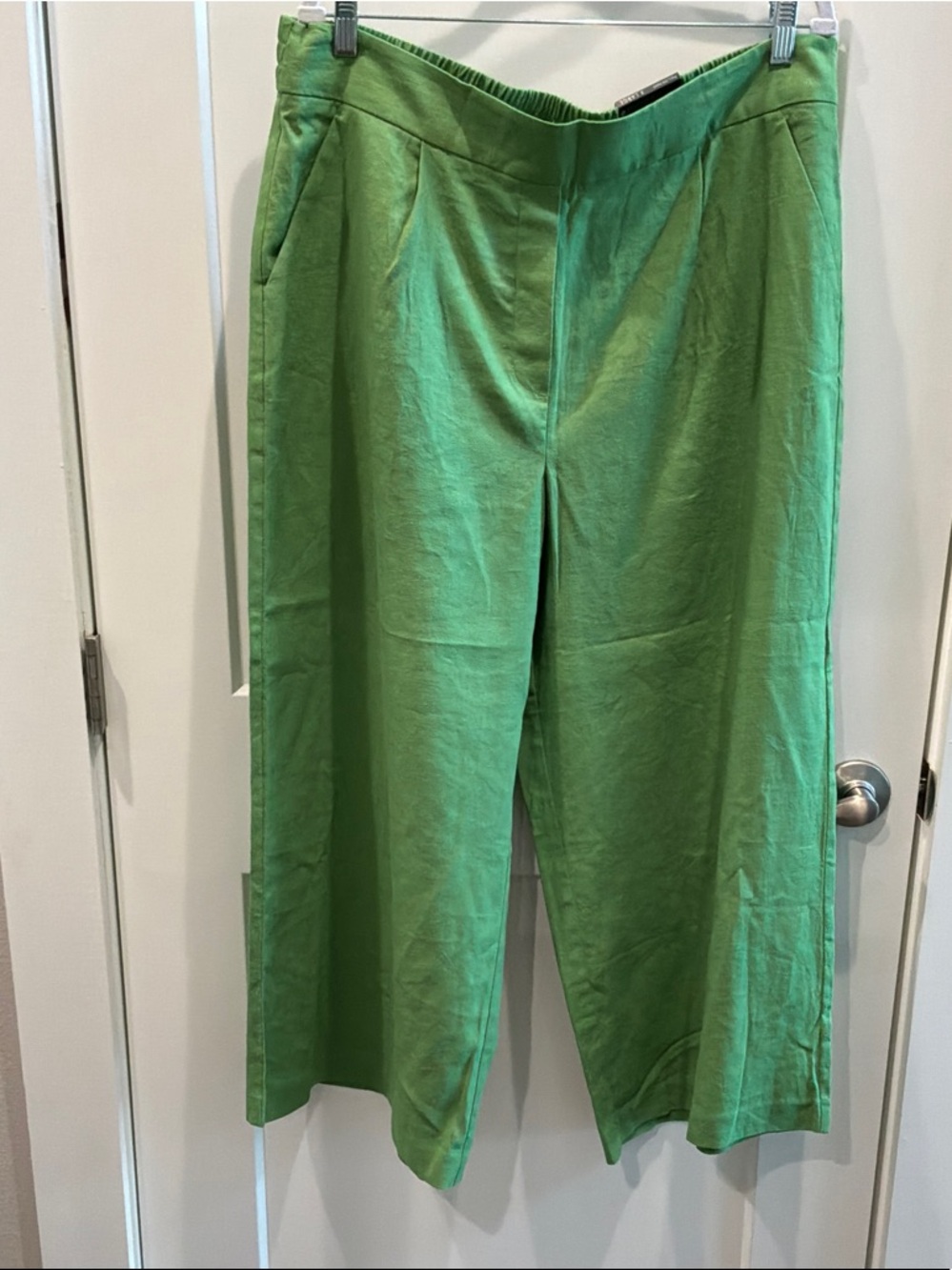 Simply Vera Vera Wang Green Wide-Leg Pants NWT XLarge Trousers Capri